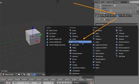 decimate blender|Use of a decimate modifier for model in the industry.